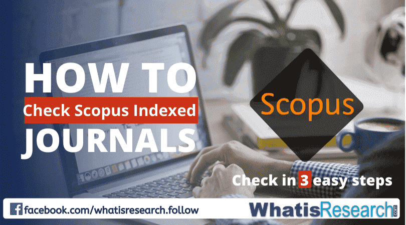 how to check Scopus indexed journals