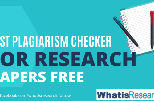 Best plagiarism checker for research papers free