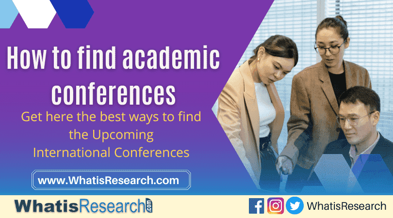 How to find academic conferences