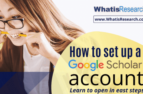 How to set up a Google Scholar account