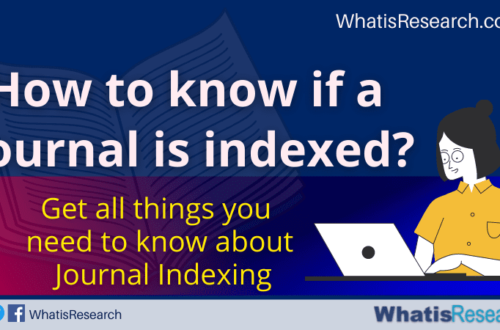 How to know if a journal is indexed 