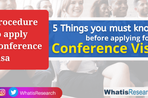 5 Things you must know before applying for a Conference visa