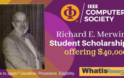 Richard E. Merwin Student Scholarship