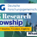 DFG Research Fellowship all thing you need to know