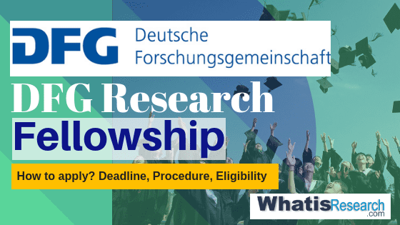 DFG Research Fellowship all thing you need to know