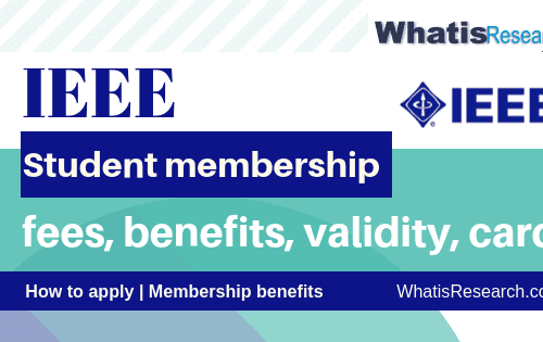 IEEE student membership