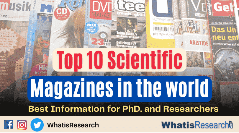 Top 10 Scientific Magazines in the world