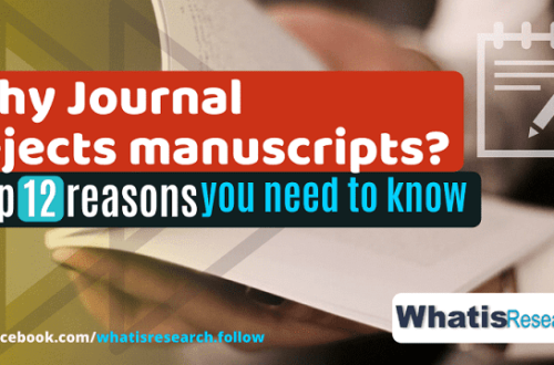 there are the Top 12 reasons why Journal rejects manuscripts. As an author, you need to take care of the points so that your research paper will be selected in a good journal.