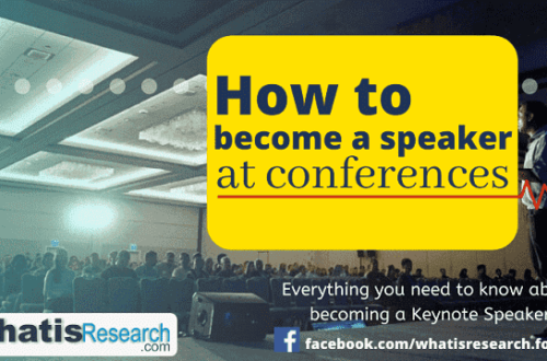 How to become a speaker at conferences