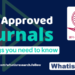UGC approved journals, all things you need to know