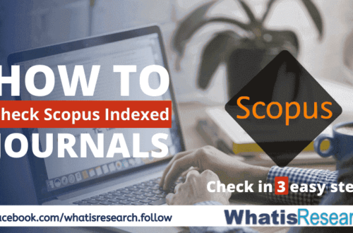how to check Scopus indexed journals