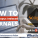 how to check Scopus indexed journals