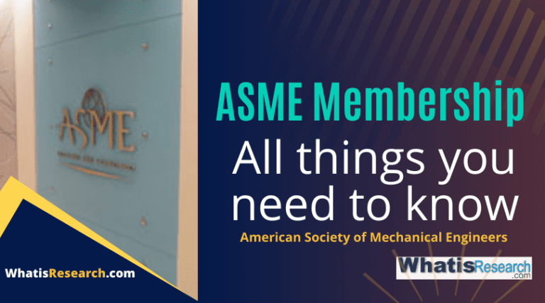 ASME Membership, all things you need to know about. - WhatisResearch