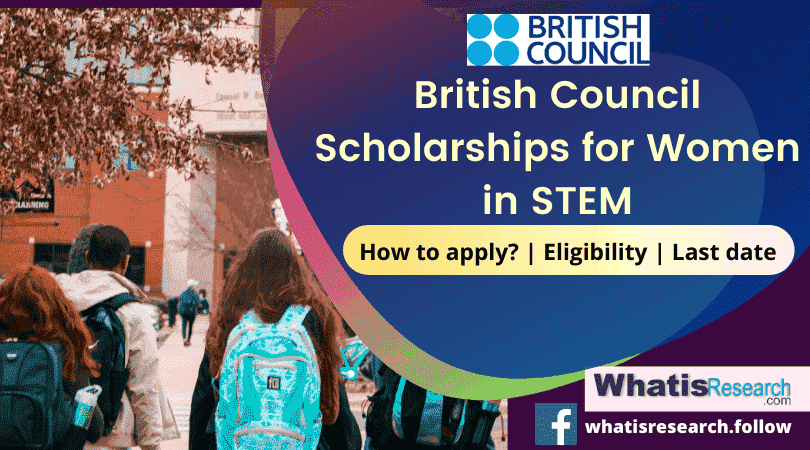 British Council Scholarships for Women in STEM
