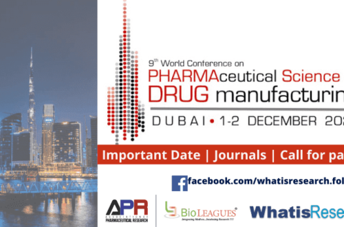 World Congress on Pharmaceutical Science and Drug Manufacturing at Dubai