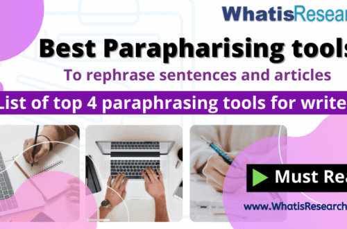 List of top 4 paraphrasing tools for content writers