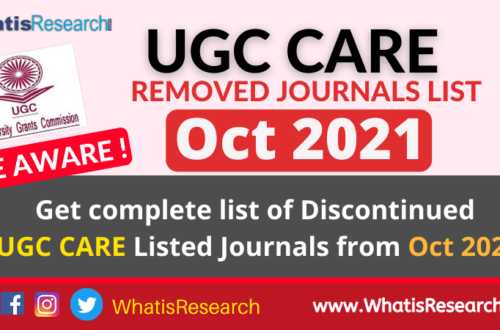 UGC removed journal list 2021 Oct