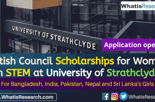 British Council Scholarships for Women in STEM at the University of Strathclyde