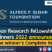 Sloan research fellowships winner 2022 announced