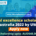 Global excellence scholarships Australia 2022