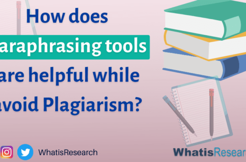 How does Paraphrasing tools are Helpful While Avoid Plagiarism