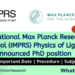 International Max Planck Research School (IMPRS) Physics of Light announced PhD position