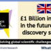 £1 billion invested in the future of UK discovery science