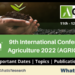 9th International Conference on Agriculture 2022