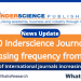 10 Inderscience Journals increasing frequency from 2023