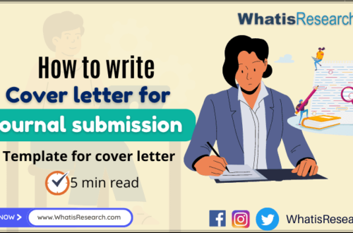 Cover letter for journal submission