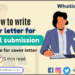 Cover letter for journal submission
