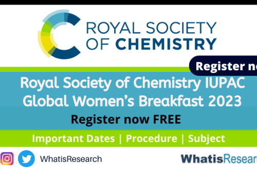 Royal Society of Chemistry IUPAC Global Women’s Breakfast 2023