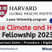 Burke climate and health fellowship 2023