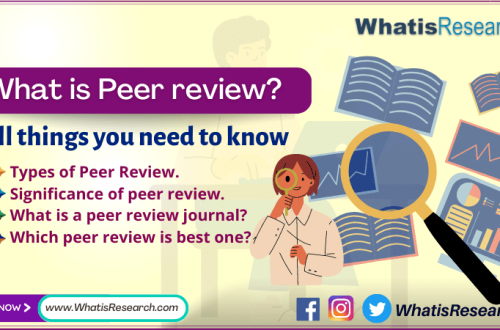 What is peer review