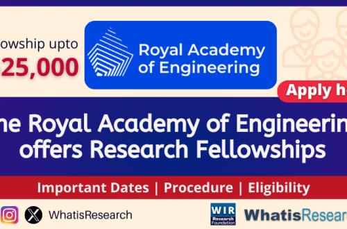 The Royal Academy of Engineering offers Research Fellowships